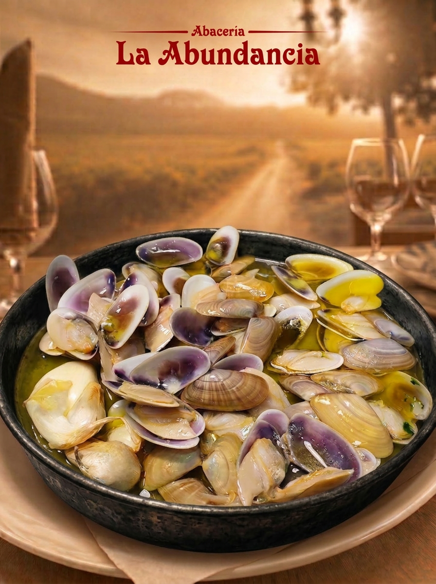 Coquinas al ajillo